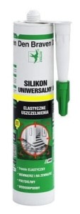 Silikon uniwersalny czarny Den Braven