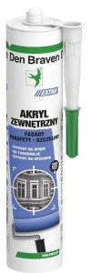 Silikon AKRYL EXTRA zewnętrzny Den Braven
