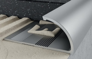 Narożnik aluminiowy owalny anoda srebrna 12 2,5mb