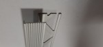 Narożnik aluminiowy schodowy Z anoda srebrna 2,5mb