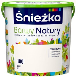 Barwy natury Biały Beż 2,5l -100