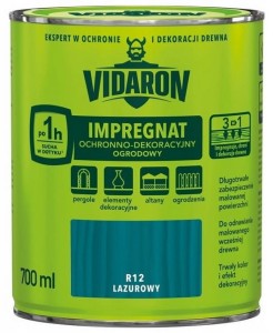 VIDARON Ogrodowy LAZUROWY 0,7L R12