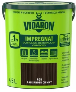 VIDARON Ogrodowy PALISANDER CIEMNY 4,5L R08