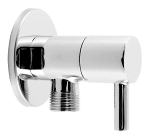 Rotondo zawór kątowy z głowicą ceramiczną 1/2"x3/8" chrom Z295 z Ferro