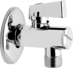 Zawór kulowy kątowy 1/2"x3/4" z filtrem, chrom Z1234KF z Ferro