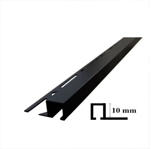 Narożnik aluminiowy kwadrat LAKIER CZARNY 10 2,5mb