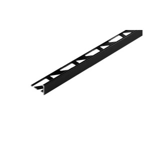 Narożnik aluminiowy prosty krawędź czarny 10 2,5mb