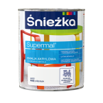 Śnieżka Supermal Emalia Akrylowa A300 Biały Półpołysk 0,8l