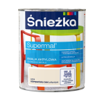 Śnieżka Supermal Emalia Akrylowa A304 Szampańska Biel Półpołysk 0,8l