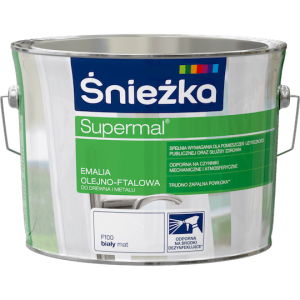 Śnieżka Supermal Emalia Olejno-Ftalowa F100 Biały Mat 2,5l