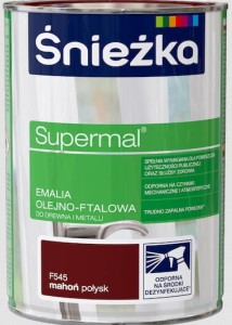 SUPERMAL emalia olejno-ftalowa mahoń połysk F545 0,8l