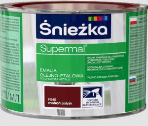 SUPERMAL emalia olejno-ftalowa mahoń połysk F545 0,4l