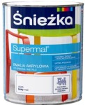 Śnieżka Supermal Emalia Akrylowa A500 Biały Mat 0,8l