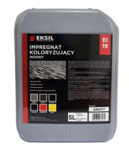 Impregnat koloryzujący-wodny EI-19 z firmy Eksil  - kolor grafit 5L