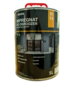 Impregnat rozpuszczalnikowy do ogrodzeń EI-13 z firmy Eksil 5L