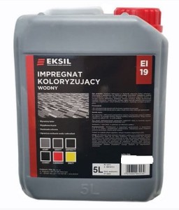 Impregnat koloryzujący-wodny EI-19 z firmy Eksil  - kolor czarny 5L