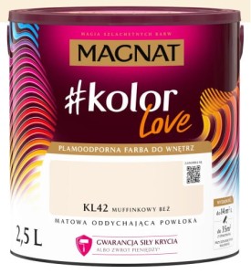 MAGNAT LOVE KL42 MUFFINKOWY BEŻ 2,5L