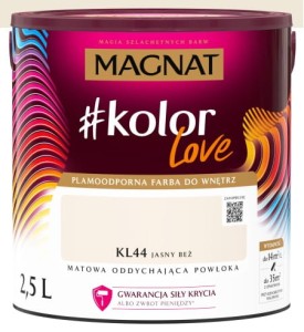 MAGNAT LOVE KL44 JASNY BEŻ 2,5L