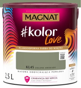 MAGNAT LOVE KL45 ZIELONE AWOKADO 2,5L