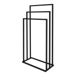 Stojak na ręcznik 3-ramienny czarny z Sepio