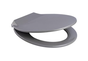 DUSCHY Soft Eco deska sedesowa wolnoopadająca uniwersalna szara