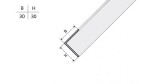 Kątownik PVC 30x30 mm F21 dąb mocca 275 cm