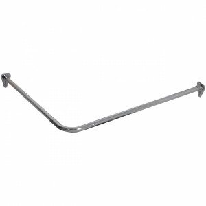 DUSCHY drążek prysznicowy narożny do zasłon 90x90 cm chrom