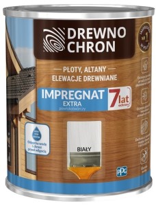 DREWNOCHRON Impregnat Extra Powłokotwórczy - Biały 0,75l 