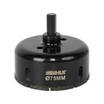 BIHUI Otwornica diamentowa do wiercenia na mokro i sucho 75mm