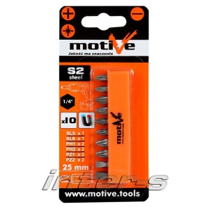 MOTIVE Zestaw bitów 10szt