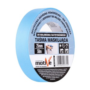 MOTIVE Taśma Maskująca do Mal. Natrysk. 25mm/50m