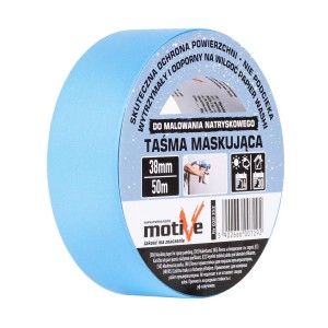 MOTIVE Taśma Maskująca do Mal. Natrysk. 38mm/50m