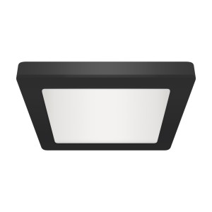 STRUHM Olga Led oprawa sufitowa 18W czarna, 21,7cm, CCT