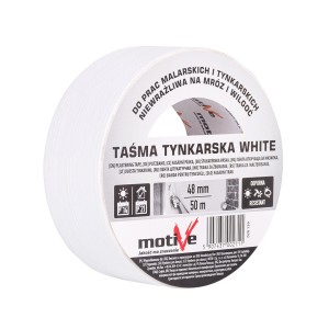 MOTIVE Taśma Tynkarska WHITE 48mm/50m