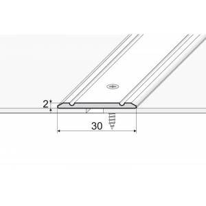 Listwa łączeniowa A02 o długości 180cm SREBRO