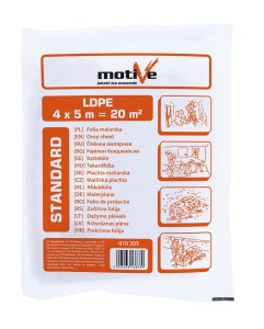 MOTIVE Folia Malarska STANDARD 4x5m 30 mikron