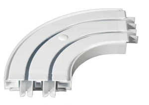 Łuk przelotowy do karnisza PCV 2-torowy