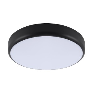 STRUHM Goliat Led oprawa sufitowa z czujnikiem ruchu 15/20/25W czarna, 33cm, CCT