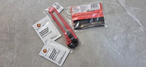 Zestaw montażowy do folii okiennych – rakla, nożyk i chusteczki odtłuszczające