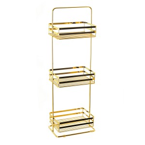 Regał łazienkowy złoty z firmy AWD Interior