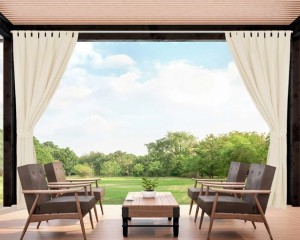 Zasłona ogrodowa 155x220cm Adriatic ZOAD-02 Jasny beż