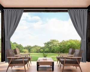 Zasłona ogrodowa 155x220cm Adriatic ZOAD-03 Stalowy 