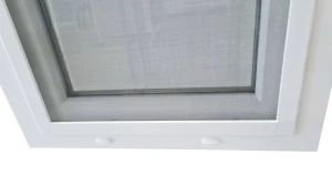 MOSKITIERA okienna DSM 75x135cm profil biały siatka szara