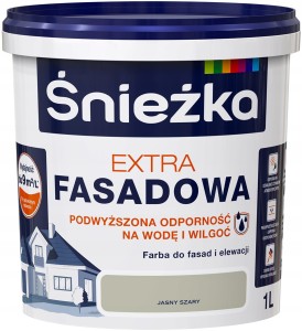 Śnieżka Fasada  1L SZARY JASNY  