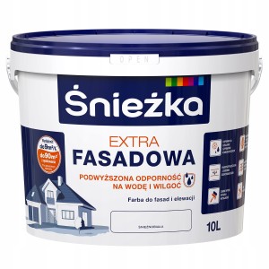 Śnieżka Fasada 10L kolor ŚNIEŻNOBIAŁY 