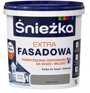Śnieżka Fasada  1L SZARY CIEMNY 