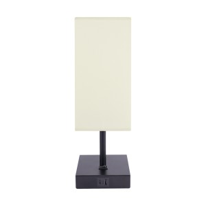 STRUHM Santi lampka stołowa 1xE14 white/black