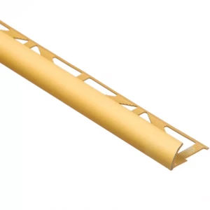 Narożnik aluminiowy owalny anoda złota 10 mm 2,5mb