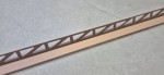 Narożnik aluminiowy zewnętrzy profil Y kolor miedziany 10mm 2,5m