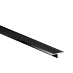 Teownik T aluminiowy lakierowany czarny 26 mm długość 2,5mb